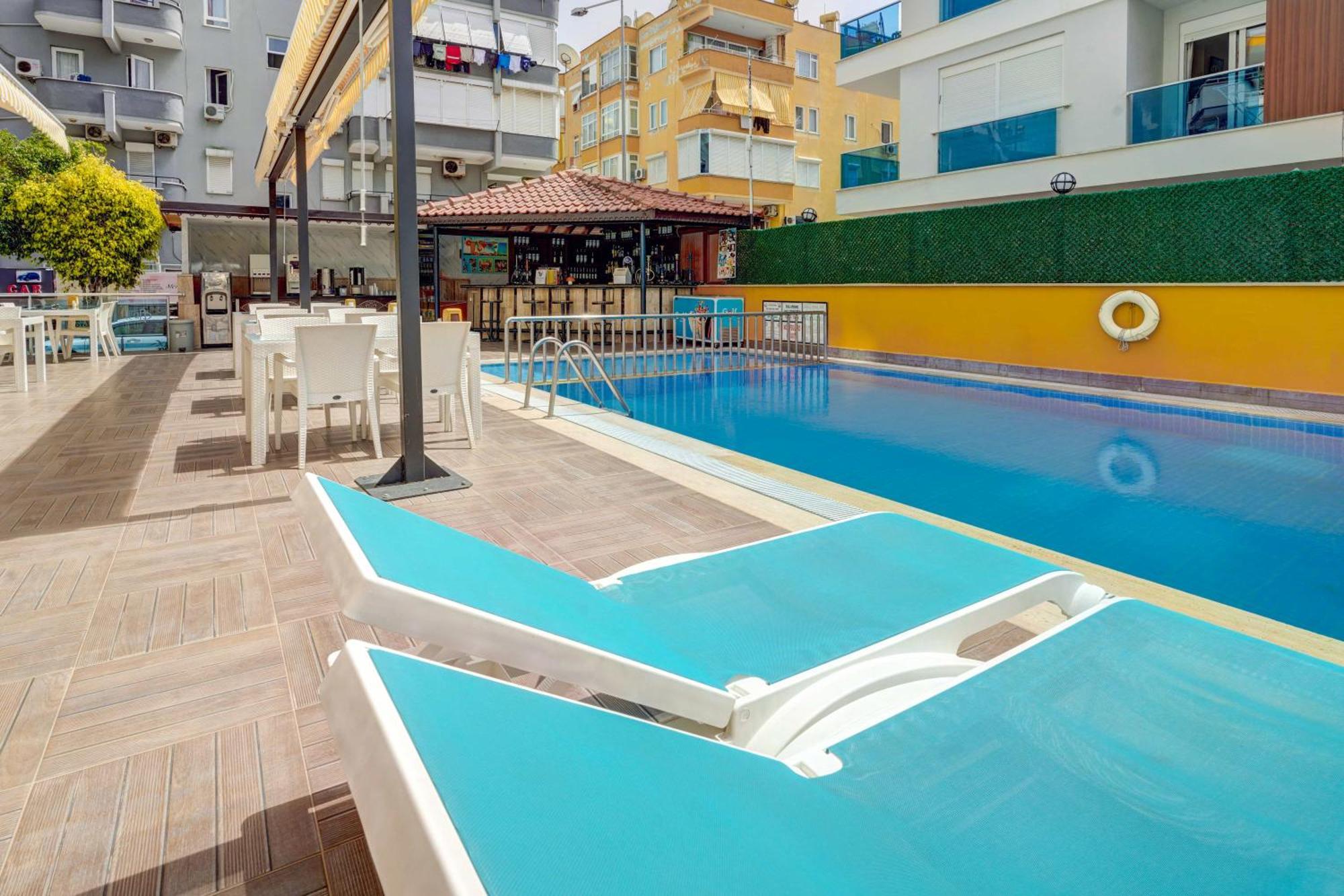 Kleopatra Arsi Hotel Alanya Bagian luar foto